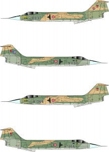 Tigerhead Decals 32001 1:32 Turkish Air Forces Lockheed F-104G Starfighters Tigermeeters