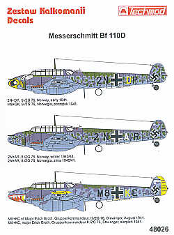 Techmod 48026 1:48 Messerschmitt Bf-110D
