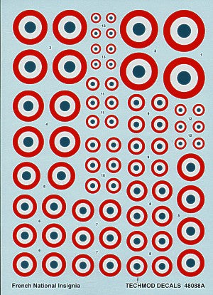 Techmod 48088 1:48 French National Insignia
