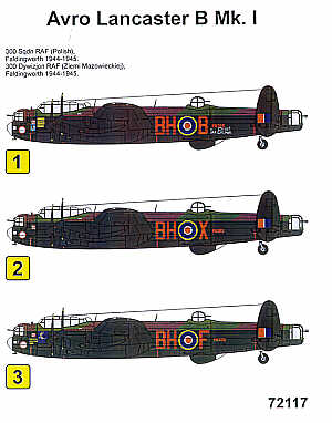 Techmod 72117 1:72 Avro Lancaster B.I/III