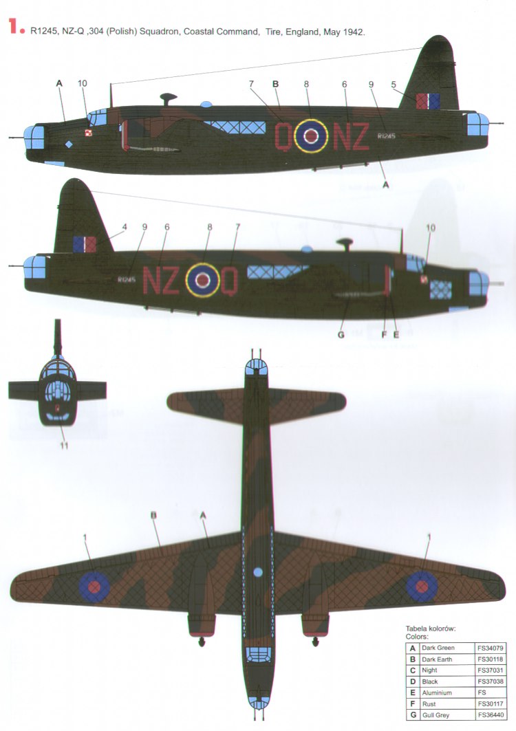 Techmod 72133 1:72 Vickers Wellington Mk.Ic