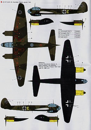 Techmod 72139 1:72 Junkers Ju-88A-4