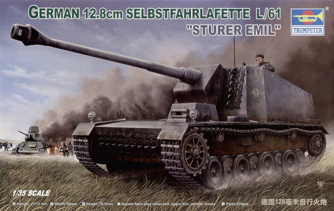 Trumpeter 00350 1:35 Sturer Emil 12.8cm L/61 Tank Destroyer