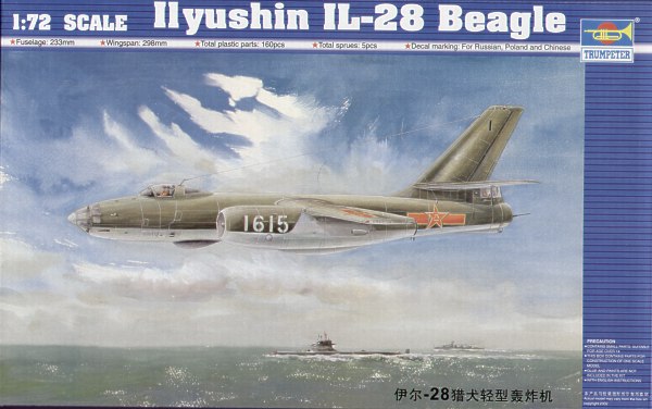Trumpeter 01604 1:72 Ilyushin IL-28 Beagle