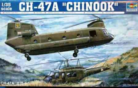 Trumpeter 05104 1:35 Boeing CH-47A Chinook Helicopter