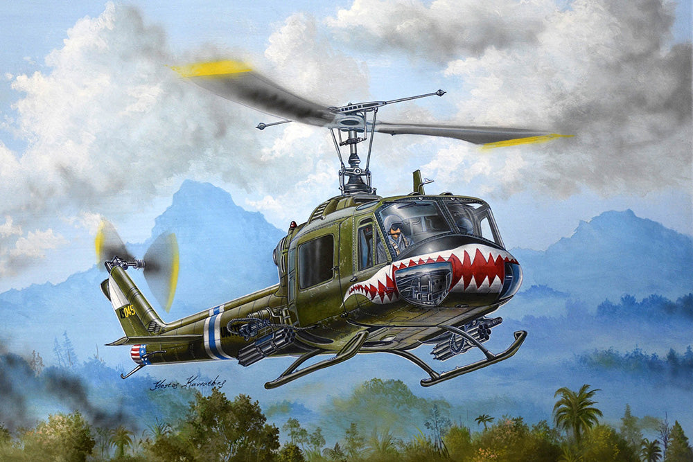 Trumpeter 05112 1:35 US Army UH-1B Huey Helicopter Gunship