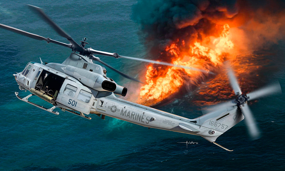 Trumpeter 05118 1:35 Bell UH-1Y Venom US Marines Utility Helicopter