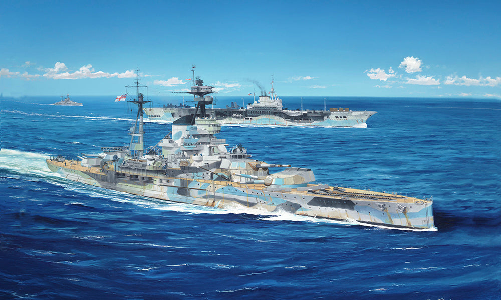 Trumpeter 05379 1:350 HMS Resolution Battleship