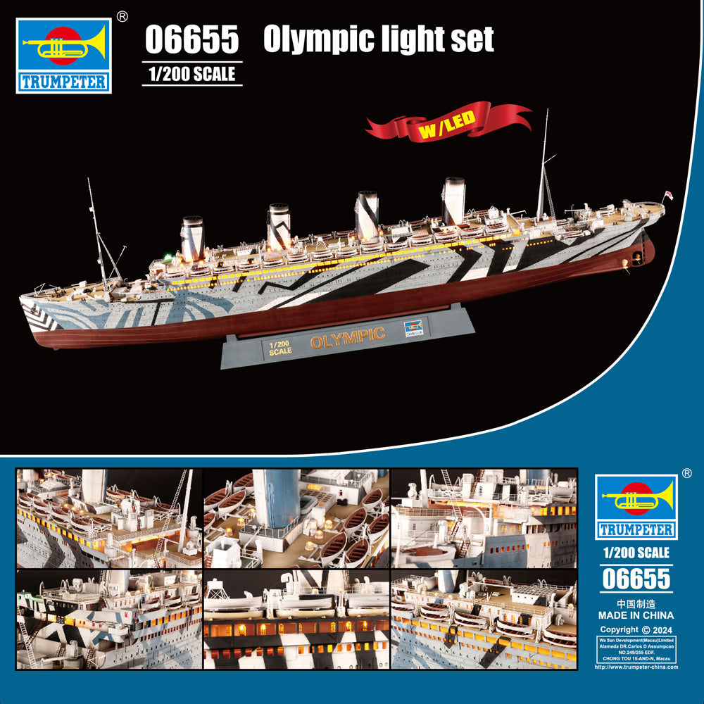 Trumpeter 06655 1:200 USB LED Light Set for 1:200 Scale HMT Olympic