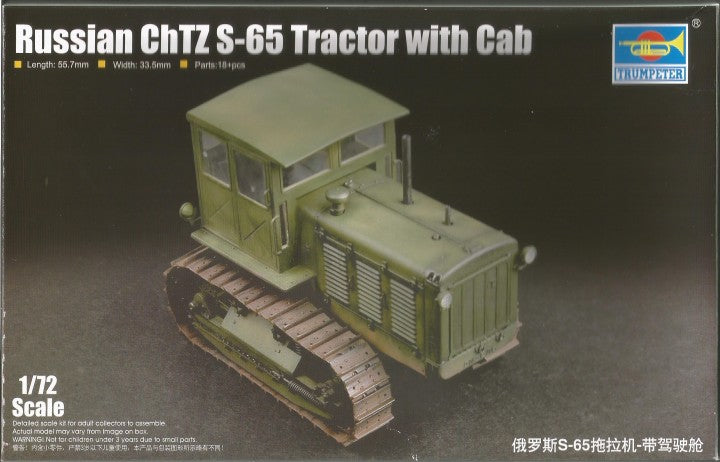 Trumpeter 07111 1:72 Soviet ChTZ S-65 Tractor with Cab