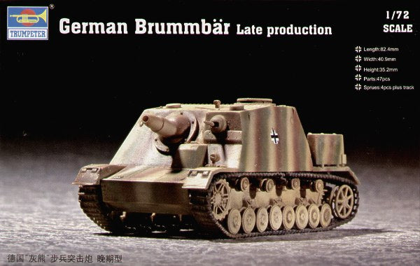 Trumpeter 07212 1:72 Brummbar Late Production