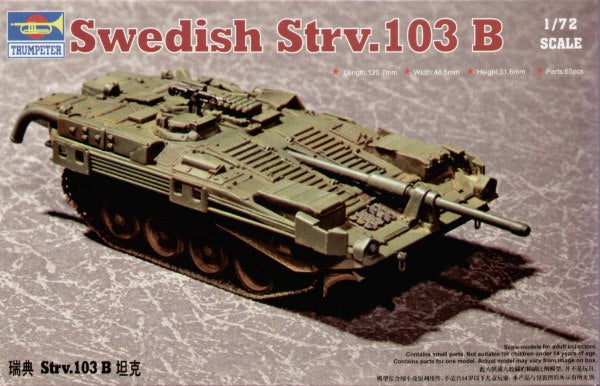 Trumpeter 07248 1:72 Swedish Strv.103B