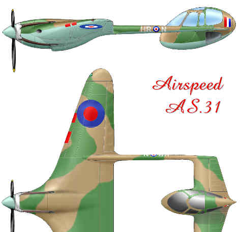 Unicraft 72133 1:72 Airspeed AS.31 - Totally Weird British 1935 Fighter Project.