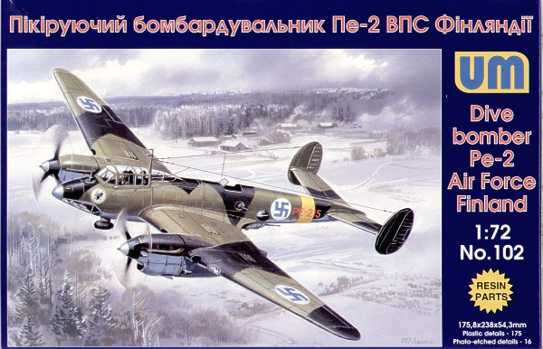 Unimodel 102 1:72 Petlyakov Pe-2 Finnish Air Force