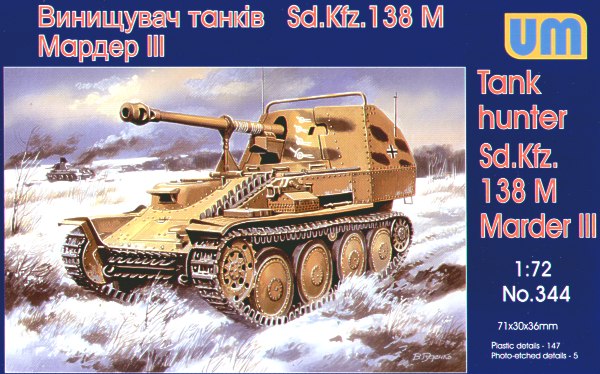 Unimodel 344 1:72 Sd.Kfz.138M Marder III