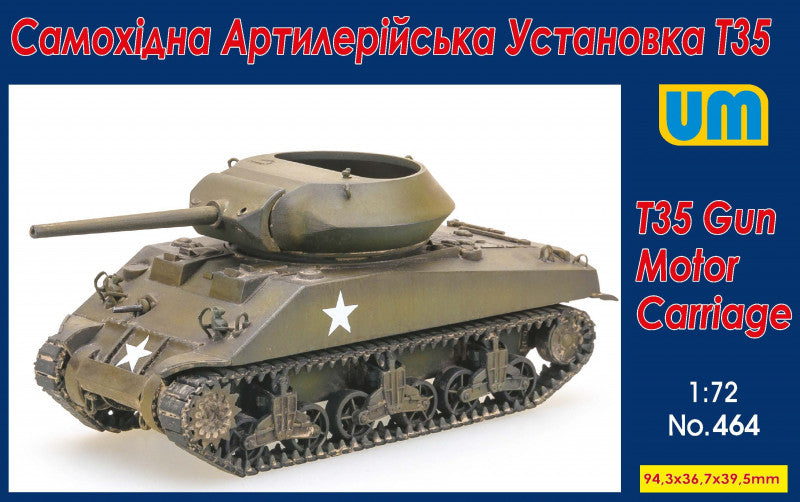 Unimodel 464 1:72 T35 Gun Motor Carriage