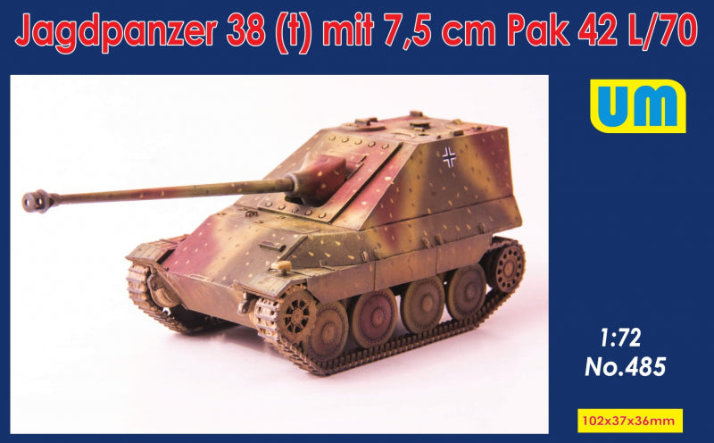 Unimodel 485 1:72 Jagdpanzer 38(t) mit 7.5cm Pak 42 L/70