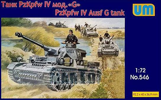 Unimodel 546 1:72 Pz.Kpfw.IV Ausf.G tank