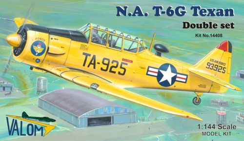 Valom 14408 1:144 North-American T-6G (Dual Combo with 2 kits)