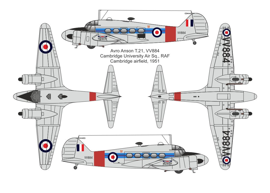 Valom 14448 1:144 Avro Anson T.21 (RAF)