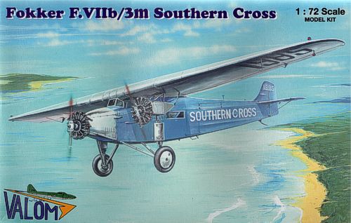 Valom 72072 1:72 Fokker F.VIIb/3m Southern Cross