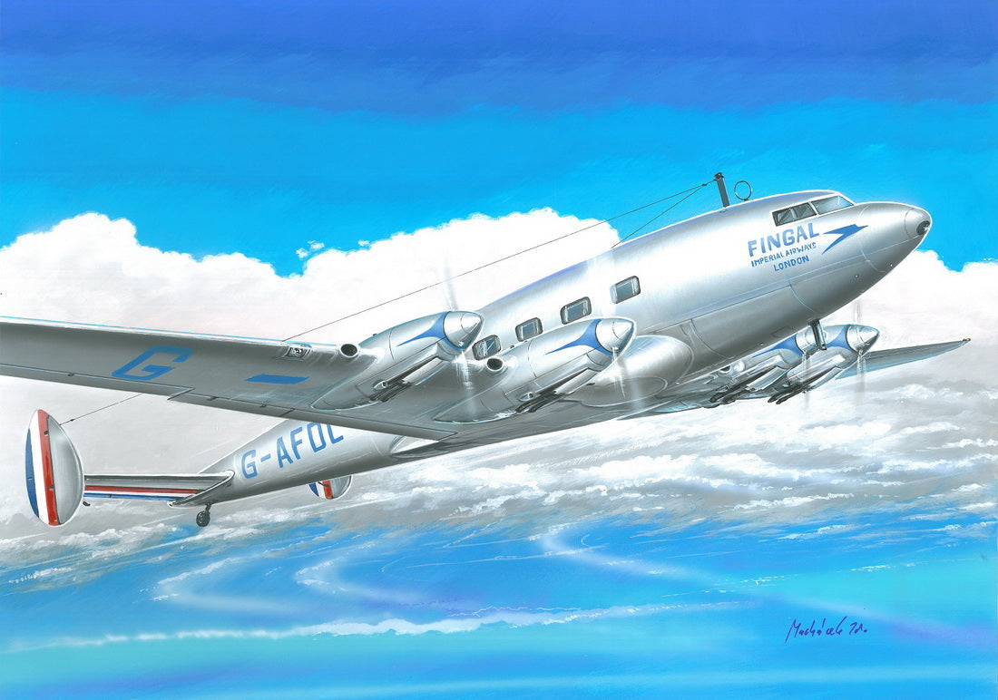 Valom 72130 1:72 de Havilland DH.91 Albatross 'Imperial Airways' with rudder stripes