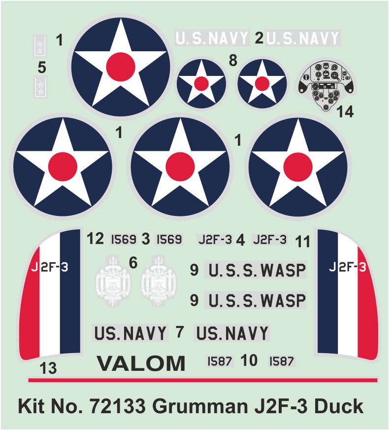 Valom 72133 1:72 Grumman J2F-3 Duck