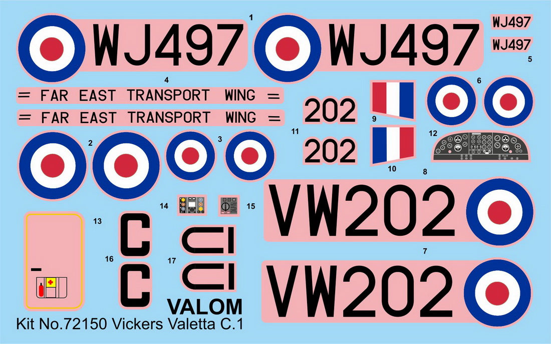Valom 72150 1:72 Vickers Valetta 'Suez Campaign and RAF Middle East