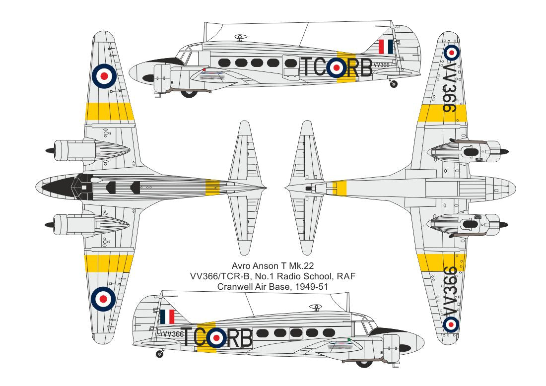 Valom 72169 1:72 Avro Anson T Mk.22 (RAF)