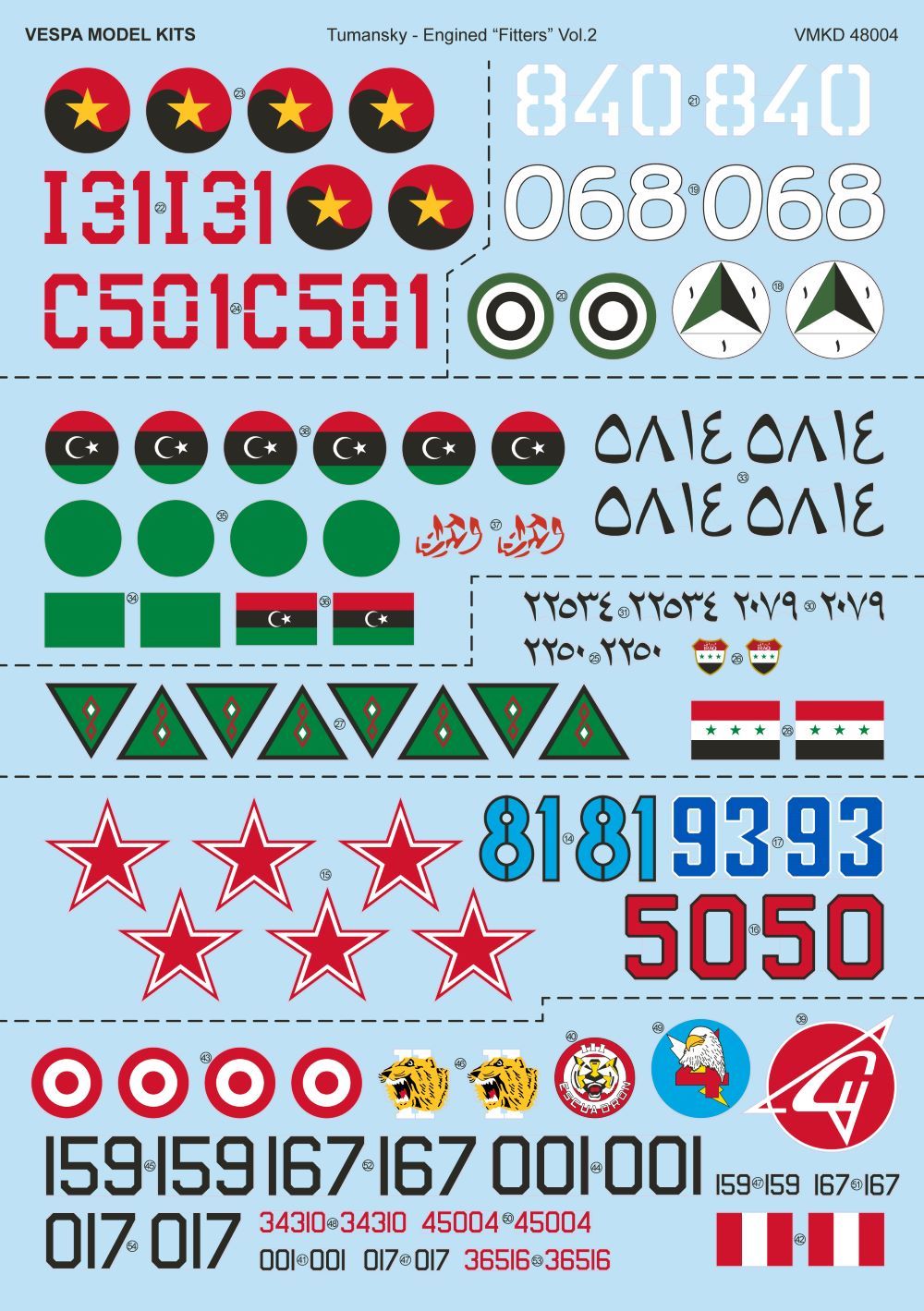 Vespa Models VD48004 1:48 Tumansky-Engined “Fitters†Vol.2 (Sukhoi Su-22M-3K, Su-22UM-3K, Fitter F)