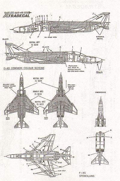 Xtradecal X48005 1:48 USAFE No 1.