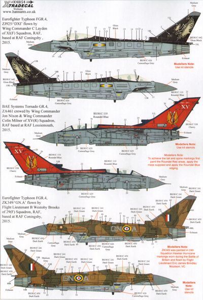 Xtradecal X48154 1:48 RAF/RN Update 2014-2015