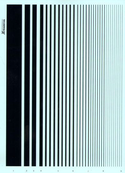 Xtradecal XPS1 Parallel Stripes Black