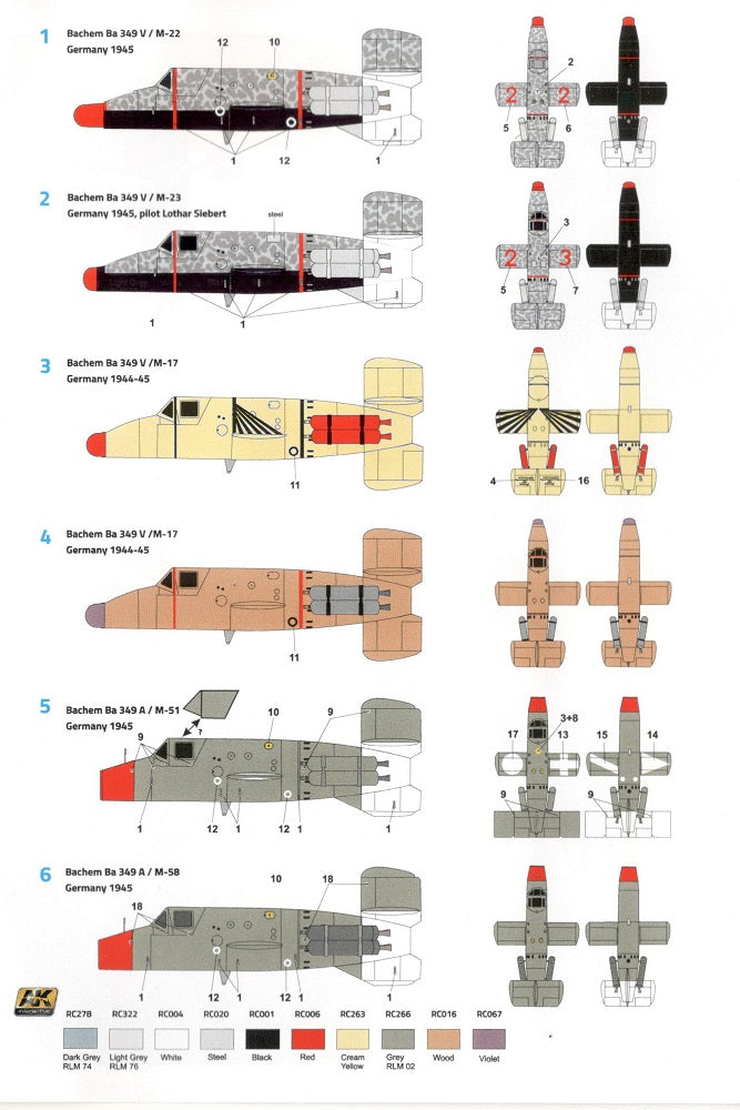 FLY 32028 1:32 Bachem Ba-349A Natter