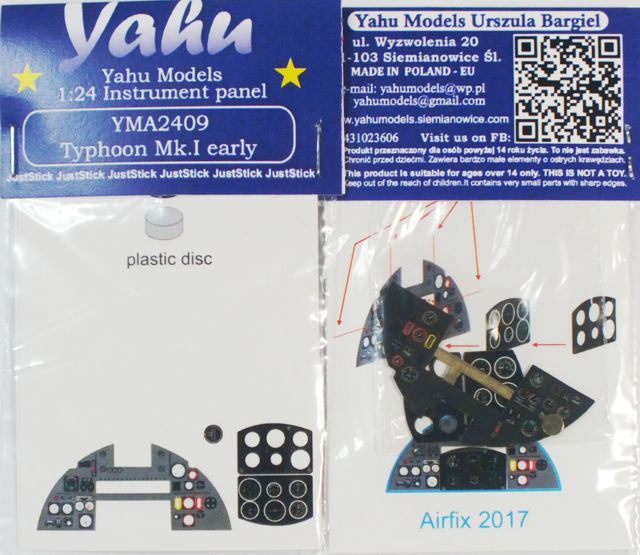 Yahu Models YMA2409 1:24 Hawker Typhoon Mk.Ib early