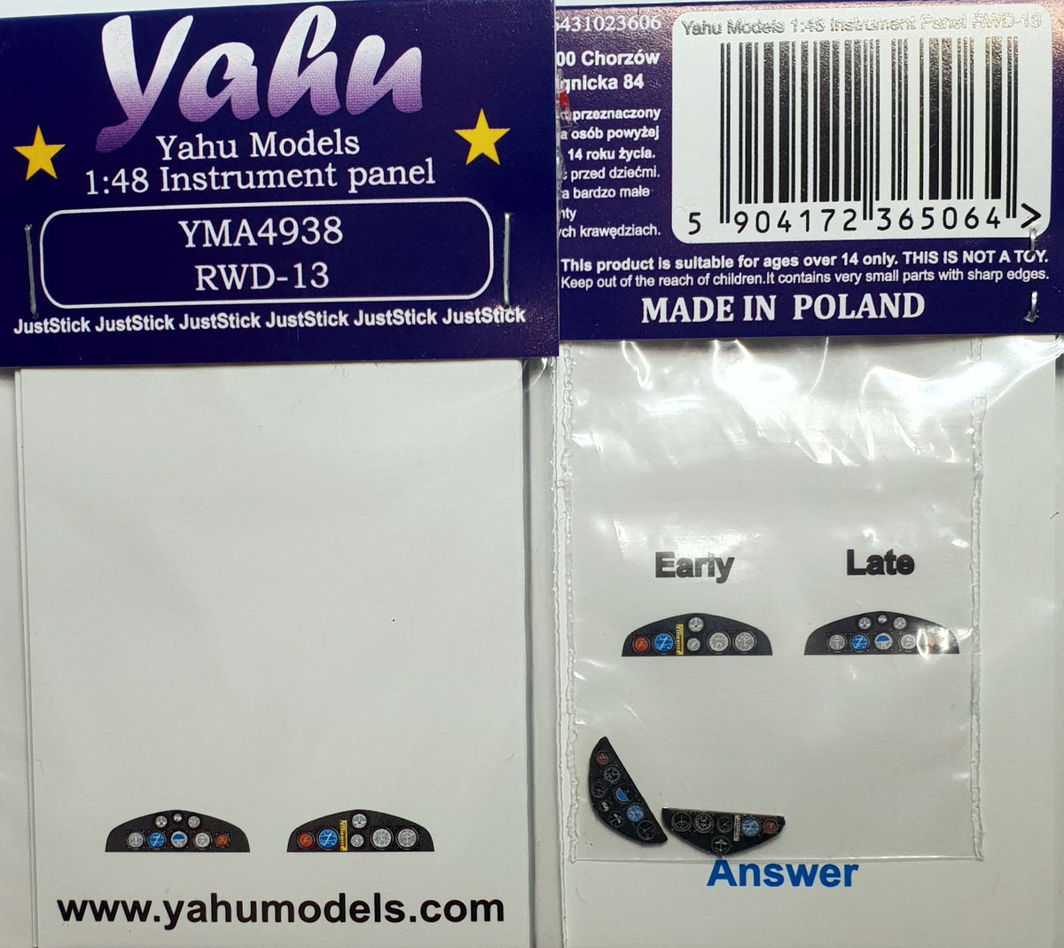 Yahu Models YMA4938 1:48 RWD-13
