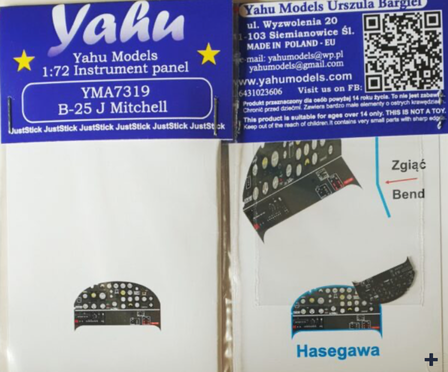 Yahu Models YMA7319 1:72 B-25J Mitchell