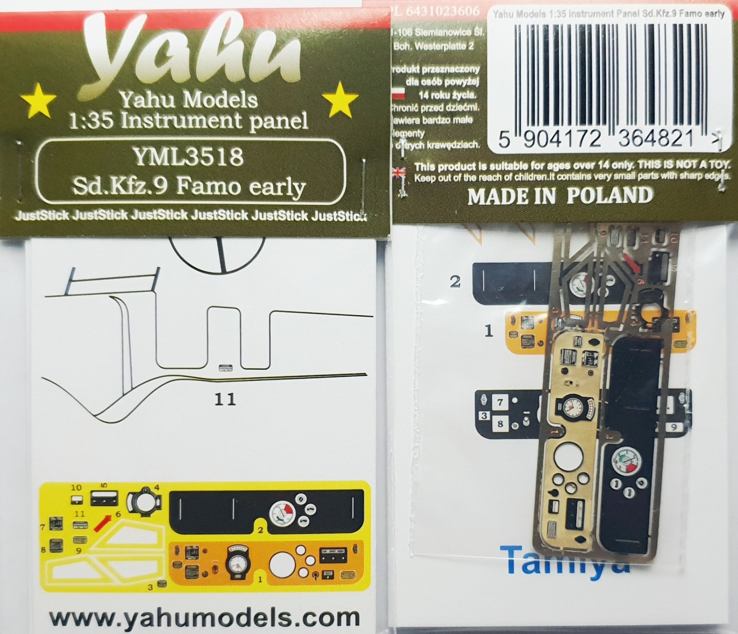Yahu Models YML3518 1:35 Sd.Kfz.9 Famo early