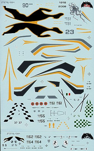 Zotz decals 72031 1:72 F-16A Italian Air Force.