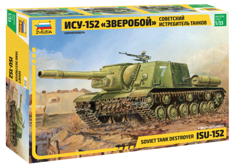 Zvezda 3532 1:35 Soviet ISU-152