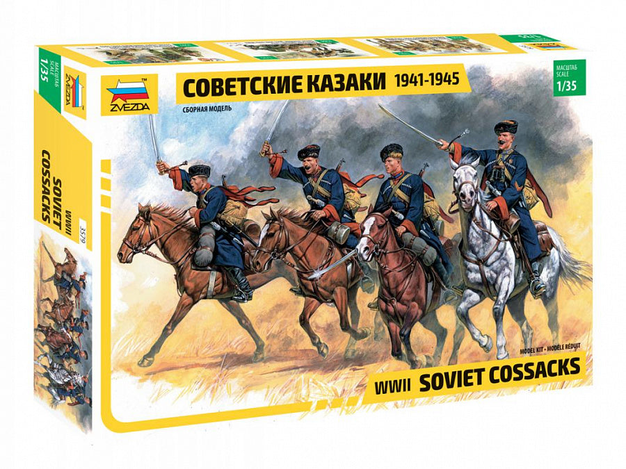Zvezda 3579 1:35 WWII Soviet Cossacks