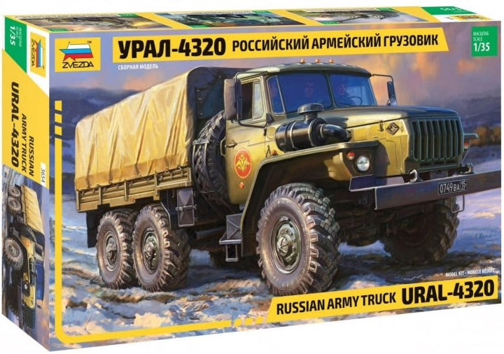 Zvezda 3654 1:35 Ural 4320 Russian Army Truck
