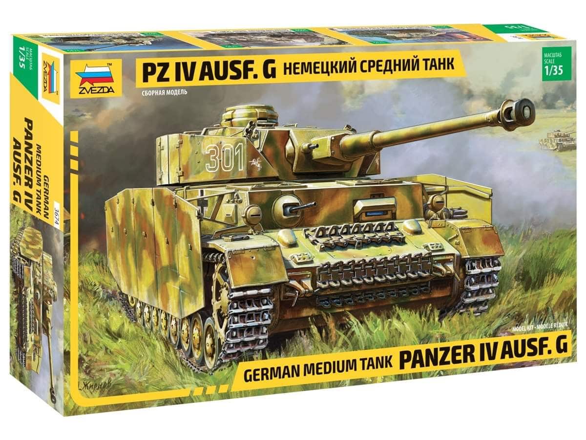 Zvezda 3674 1:35 Pz.Kpfw.IV Ausf.G (Sd.Kfz.161)