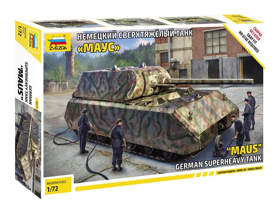 Zvezda 5073 1:72 Pz.Kpfw.VII Maus - Snap Fit