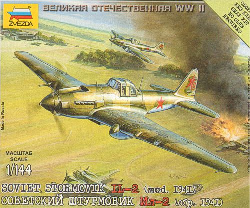 Zvezda 6125 1:144 Ilyushin Il-2 Stormovik 1941