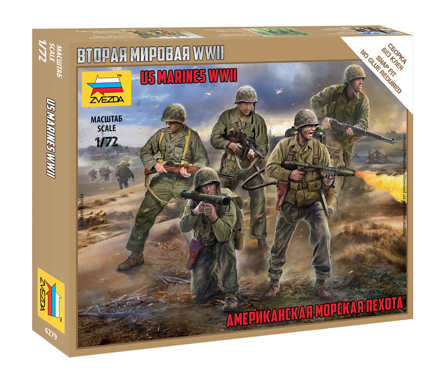 Zvezda 6279 1:72 US Marines WWII