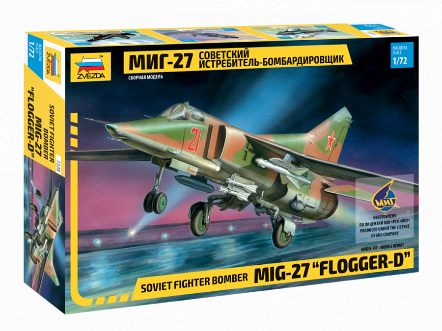 Zvezda 7228 1:72 Mikoyan MiG-27