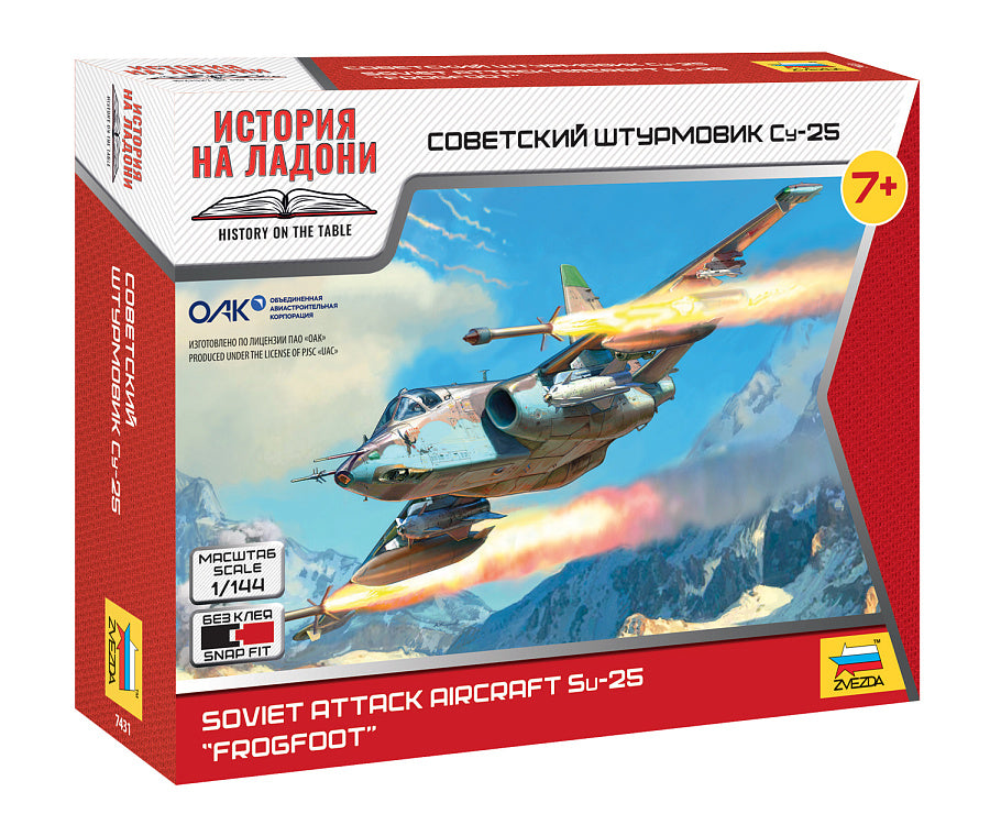 Zvezda 7431 1:144 Sukhoi Su-25 Frogfoot