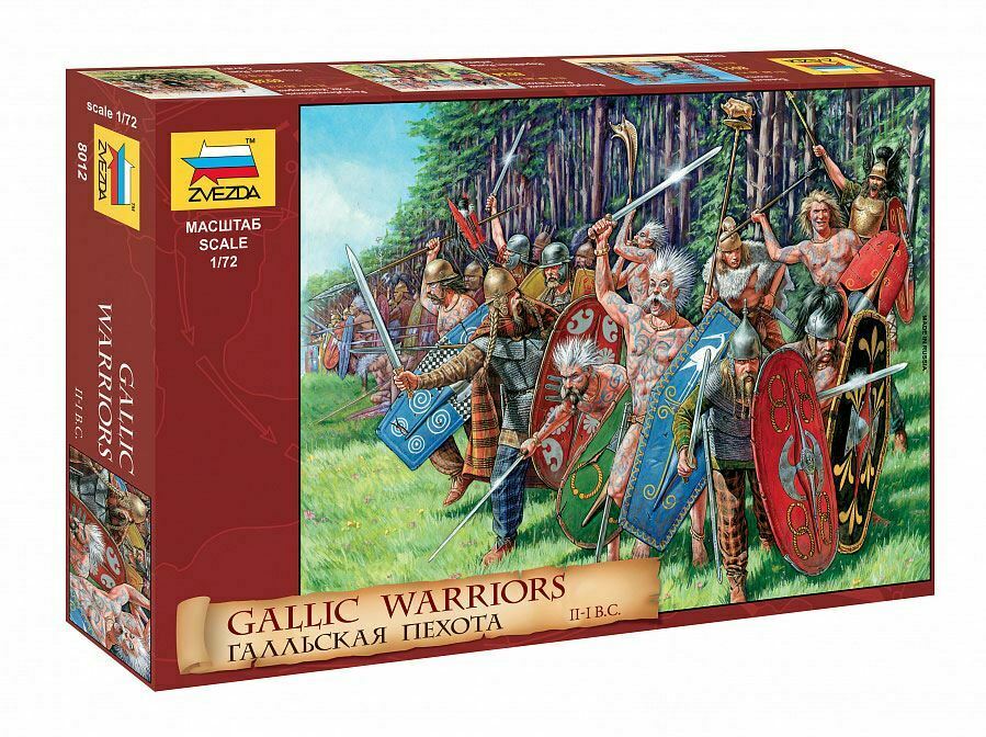 Zvezda 8012 1:72 Gallic Warriors 11-1BC