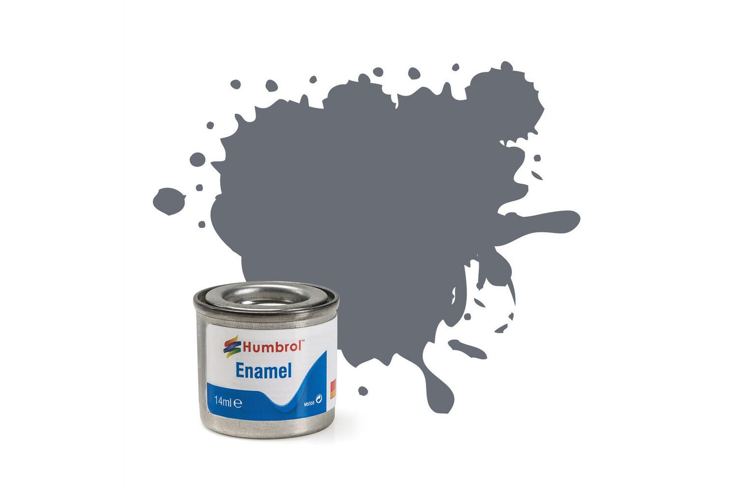 Humbrol 005 Dark Grey Gloss 14ml Enamel Paint